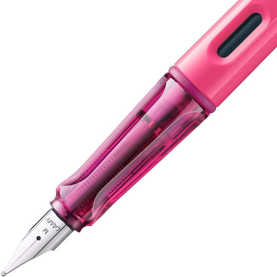 Lamy Safari Pană de Scris Medium Neagră din Plastic cu Cerneală Neagră