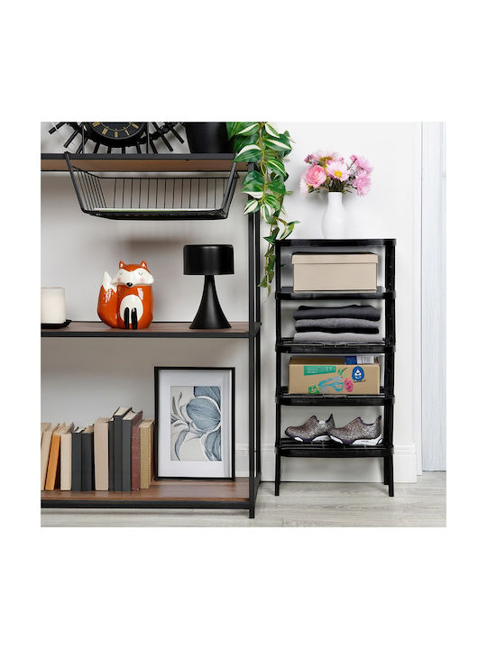 Vilde Suport De Masă Din Plastic 31x22x14.5cm 3 Bucăți Negru