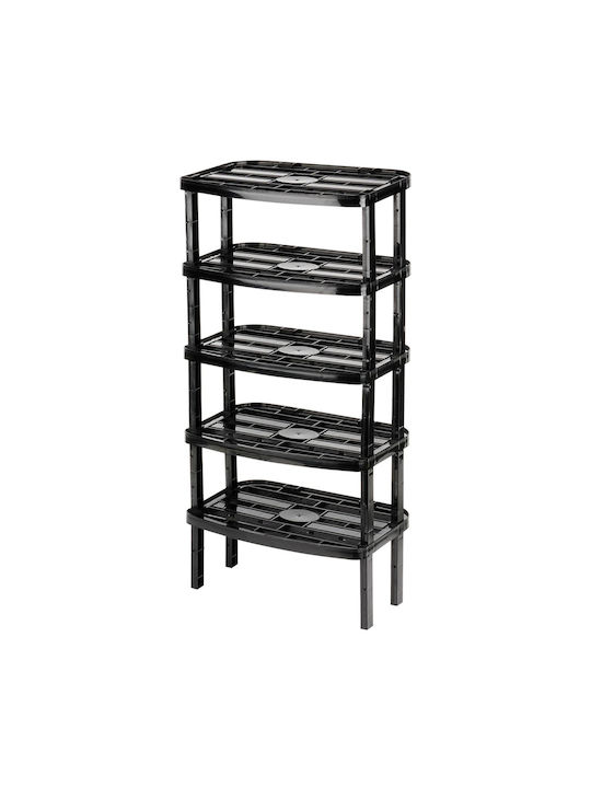 Vilde Bază De Masă Din Plastic 31x22x14,5cm 5 Bucăți Neagră