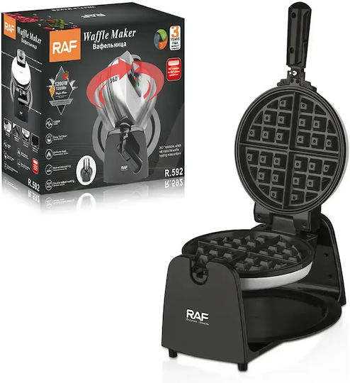 Raf Waffeleisen Für Runde Waffeln 1200W