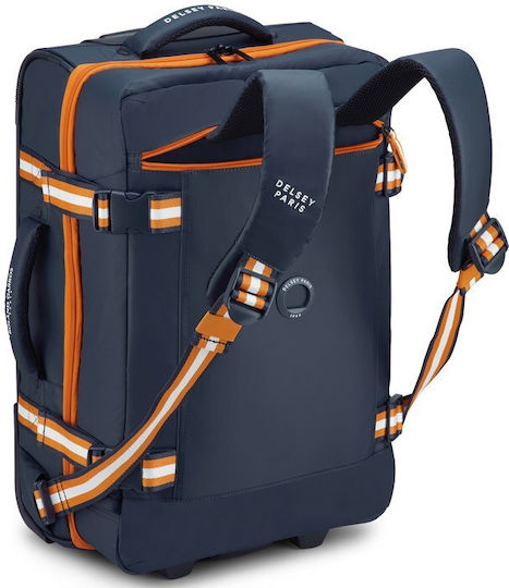 Delsey Σακ Βουαγιάζ Πλάτης Μπλε Υφασμάτινο Μ35xΠ25xΥ55εκ.