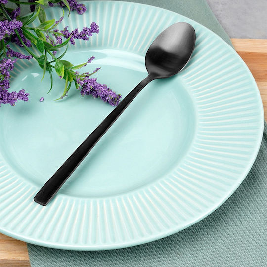 Excellent Houseware Rostfreier Stahl Kaffee/Tee Schwarz 4 Stück
