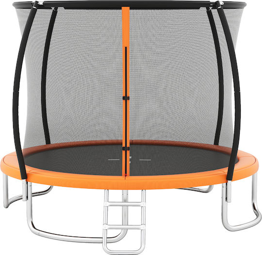 Costway TW10142OR Trampolin Draußen Mit Durchmesser 366cm Mit Leiter & Netz