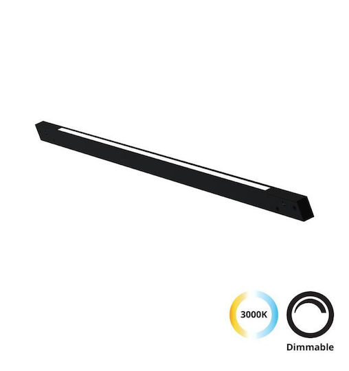 Viokef Magnetic LED Iluminare Liniară Plafon Alb Cald IP20 367 cm