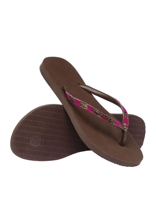 Flip Flops in Brown Colour