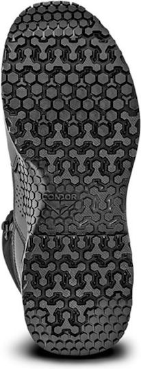 Condor Военни Ботуши Кожени Черни 08400