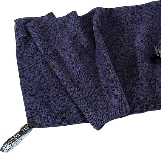 Cocoon Microfiber Face Towel 220gr/m² Blue 120x60cm