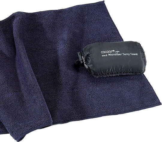 Cocoon Microfiber Face Towel 140gr/m² Blue 90x50cm