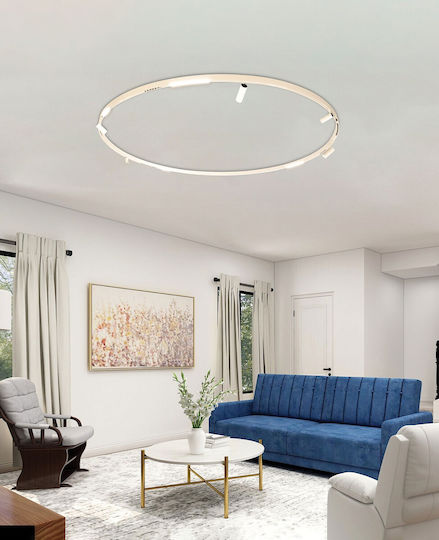 VK Lighting LED Комерсиално Линейно Осветление Светило Таван 3W Топло бяло