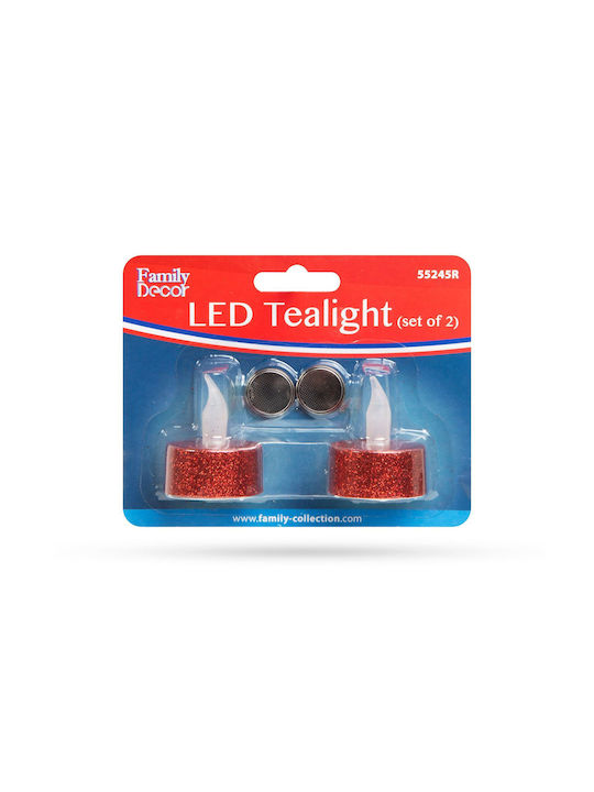 Alista Home Dekoratives Tischlicht LED Warmweiß Teelicht