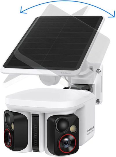 Baseus Security X1 Pro Dual Cameră de Supraveghere Full HD+ 5MP Impermeabilă cu Baterie și Comunicare Bidirecțională