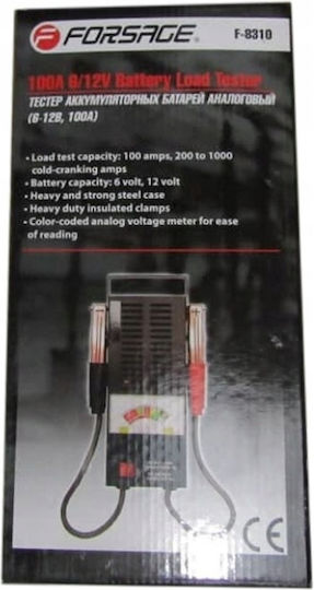 Forsage Mobile Analog Battery Tester 6v 12v