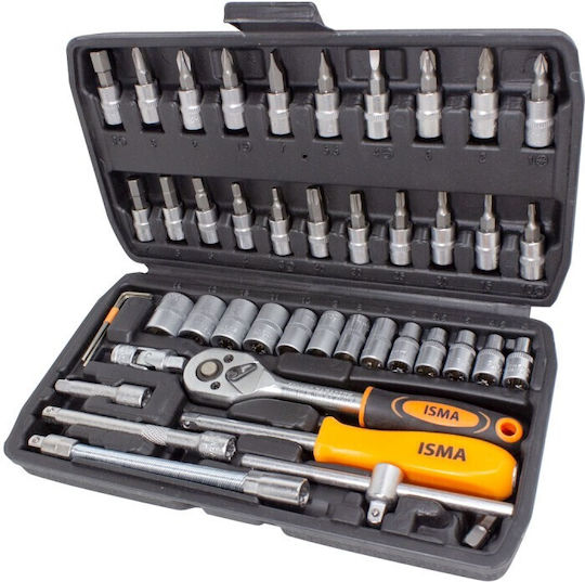 Socket Wrenches Set 46 Pcs