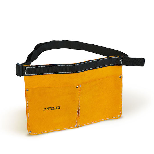 Leather Tool Support Belt 2 Large Pockets Waist Organizer Tools 35x20 Cm