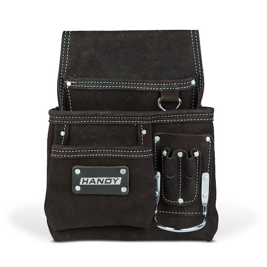 Leather Tool Support Bag 2 Large Pockets Compartments Tools 200x300 Mm