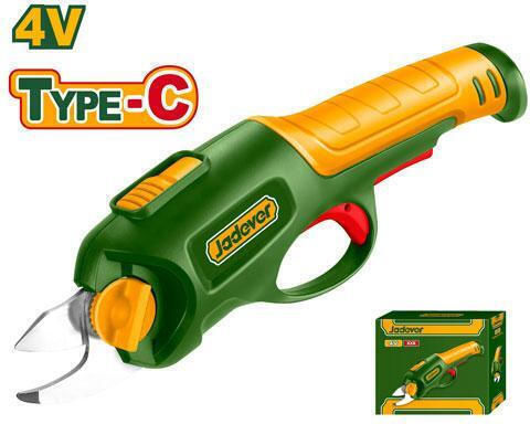 Jadever JDJF1504 Pruning Shears Battery 4V with Maximum Cutting Diameter 10mm