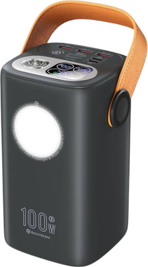 Baterie Externă 60000mAh 100W Cu 3 Porturi De Ieșire USB-A Și 2 Porturi De Ieșire USB-C Power Delivery Încărcare Rapidă