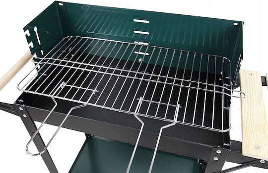 Master Grill & Party Ανοξείδωτη Φορητή Ψησταριά Κάρβουνου 53x27εκ.