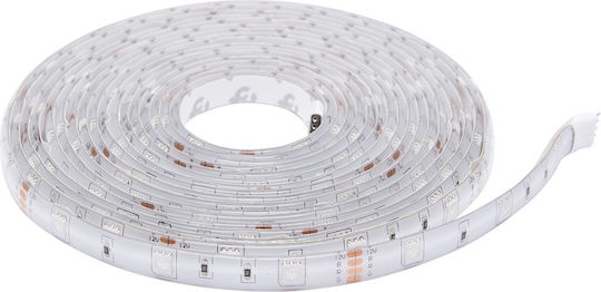 Alista Home Bandă LED Impermeabilă 12V RGB Lumină 5m Tip SMD5050 cu Sursă de Alimentare și Telecomandă