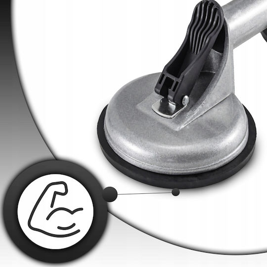 Ventuză Dublă Pentru Sticlă Plăci Zola Vid Puternic 60-100 Kg Suport Geamuri Panouri Oglinzi Plăci Aluminiu 2 X 11,5 Cm