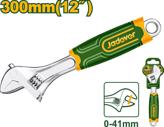 Jadever Γαλλικό Κλειδί Μήκους 300mm με Αντιολισθητική Λαβή