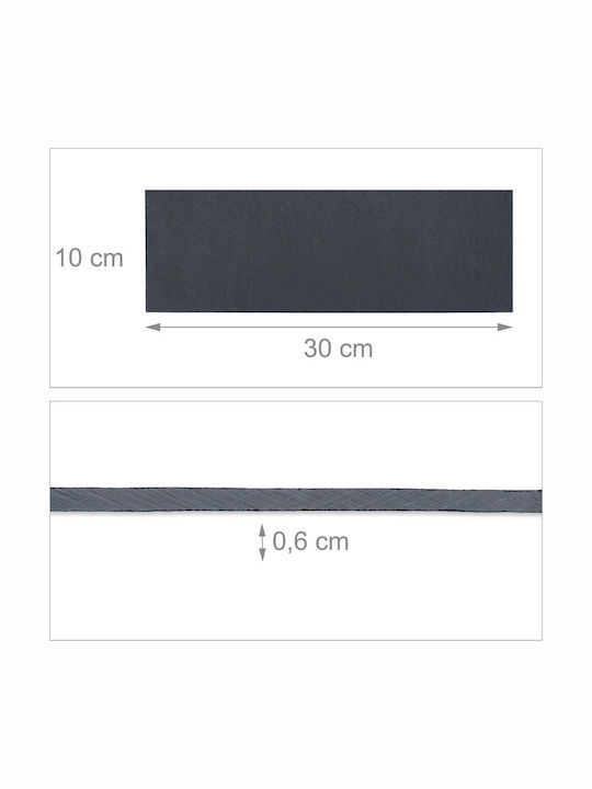 Relaxdays Relaxdays Servierplatten Hölzernes 6 Stück