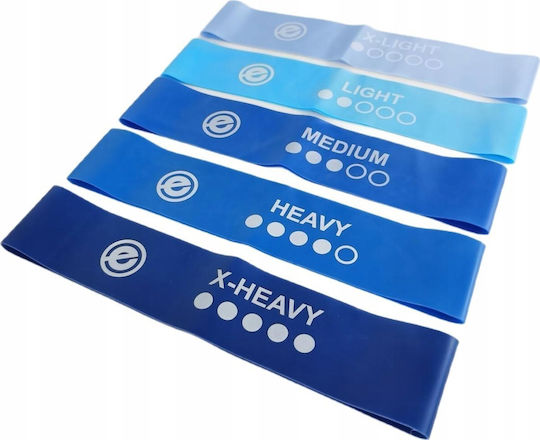 Enero Loop Bands Σετ 5τμχ Μπλε