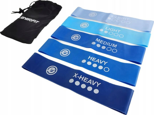 Enero Loop Bands Σετ 5τμχ Μπλε