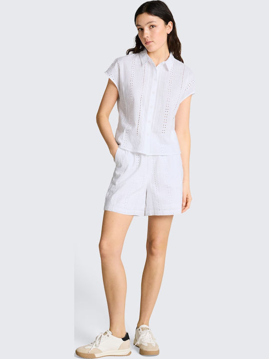Short Sleeve Women's Shirt White