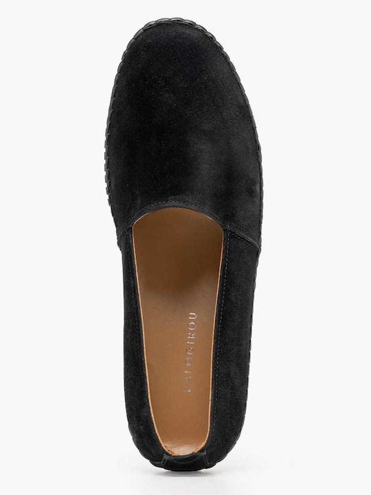 Leather Men's Loafers in Black Colour
