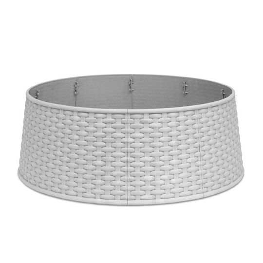 Suport Brad de Crăciun Din Plastic Alb Din Paie L23xÎ65cm