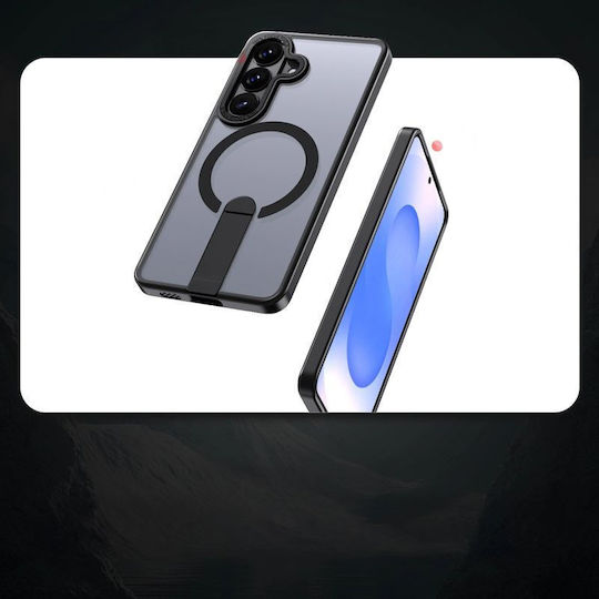 Hurtel Hybrid Rückseite Umschlag Silikon / Kunststoff Schwarz (Galaxy A36)