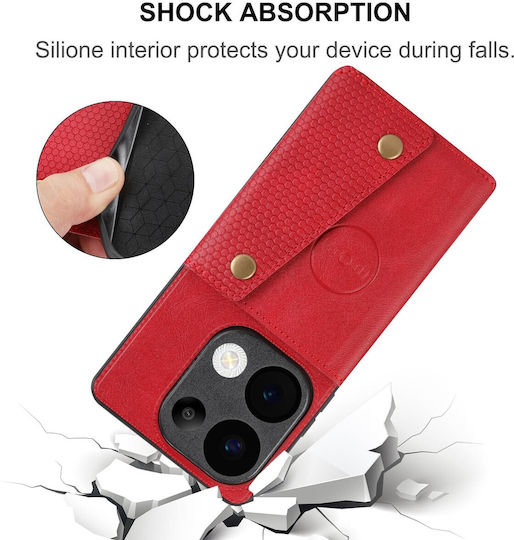 Enkay Back Cover Σιλικόνης Κόκκινο (Redmi 15C 4G)