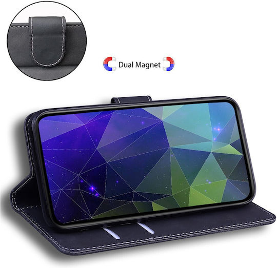 Enkay Book Negru (Redmi Note 9S / 9 Pro / 9 Pro Max - Redmi Note 9S / 9 Pro / 9 Pro Max)