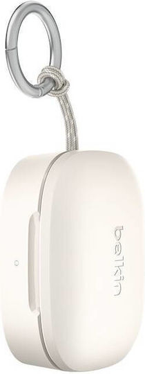 Belkin SoundForm Anywhere Earbud Bluetooth Handsfree Headphones with Sweat Resistance and Charging Case White