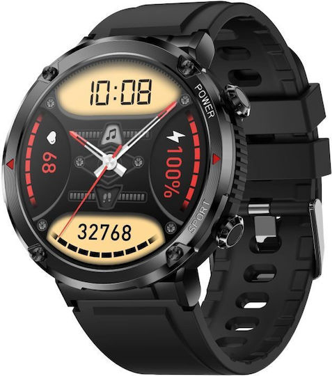 Smartwatch Gravity Men's Watch Smartwatch Gt21-4 Bk Rd Bk