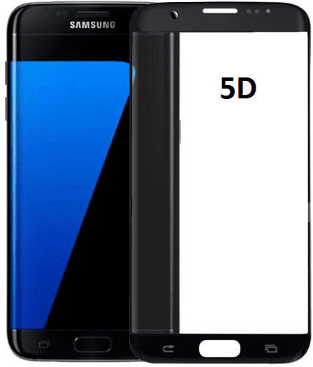 5D Full Glue Tempered Glass Μαύρο (Galaxy S8+)