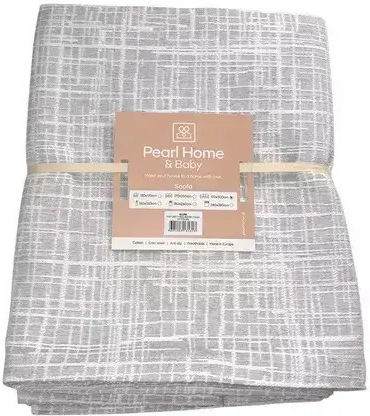 Pearl Home & Baby Soofa Τριθέσιου Καναπέ Π170xΜ300cm Grey