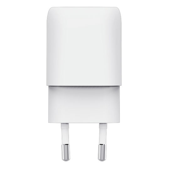 Trust Φορτιστής Χωρίς Καλώδιο GaN με Θύρα USB-C 30W Power Delivery Λευκός (Maxo)