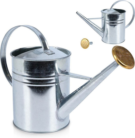 Capacity Plastic Watering Can 1.9lt Silver