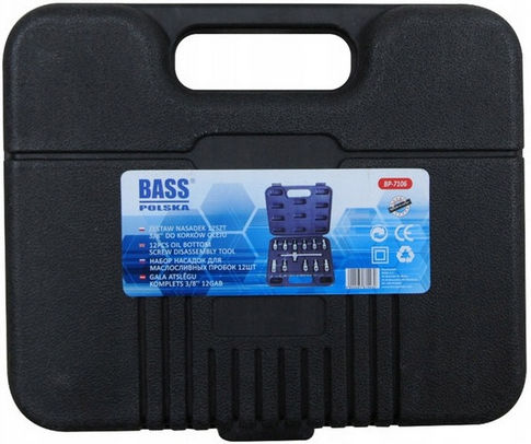 Satz 12 Ölfilter-Adapter-Stecknüsse 3/8" Bass Polska