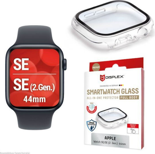 Displex Full Body Glass Protector Apple Watch Se 2 44mm Transparent