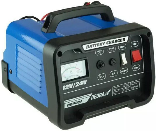 Dedra Car and Truck Battery Charger 12/24V
