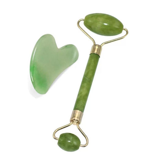 Gesicht-Roller Set aus Jade 1 Stück