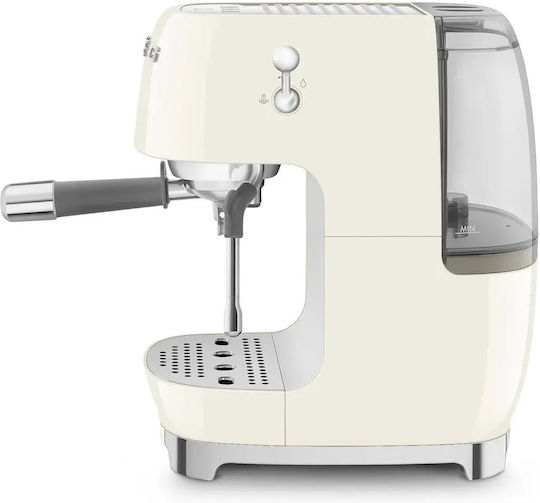 Smeg Μηχανή Espresso 1650W Πίεσης 15bar ECF03CREU