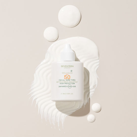 Seventeen Daily Fluid Loțiune Solară Waterproof Față SPF50 35ml