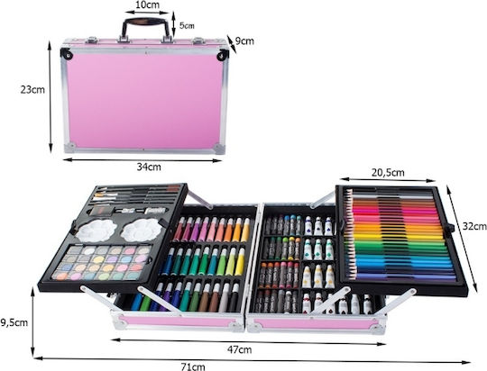 Painting Set 34x23cm 145 Pieces