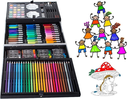 Painting Set 34x23cm 145 Pieces