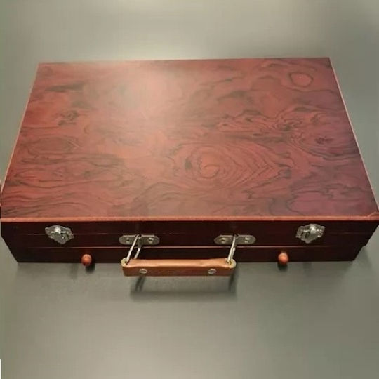 Комплект за рисуване дървен 38x23.5см 129 броя