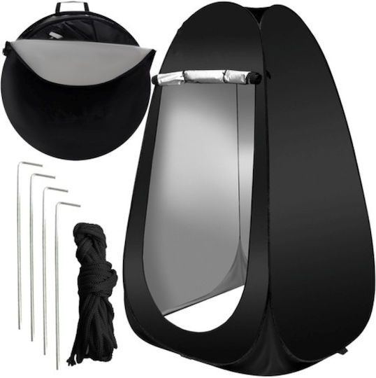 Sommer Campingzelt Pop Up Toilette Schwarze 190x110x110cm